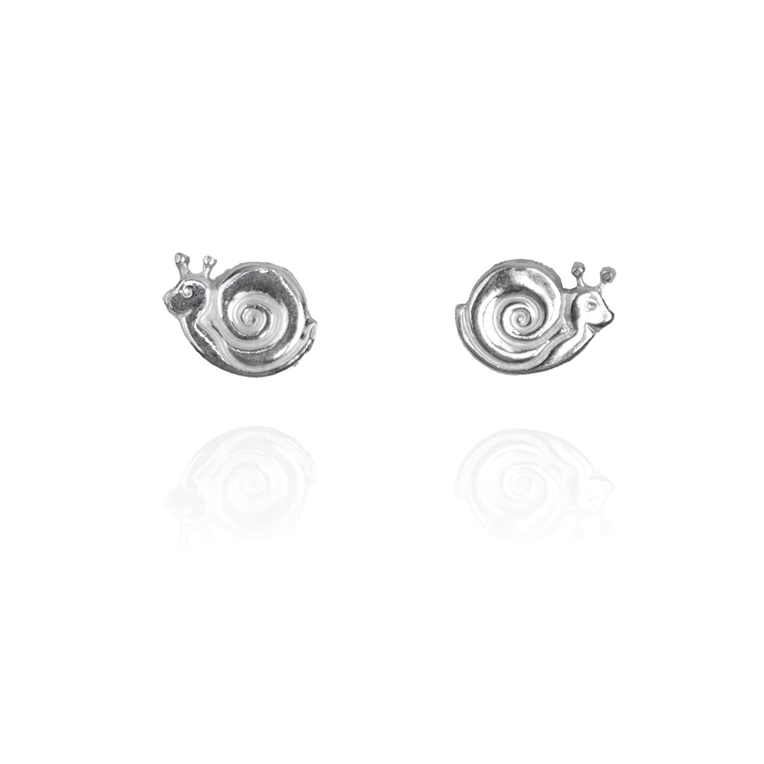 Adorable Snail Silver Pendant Set