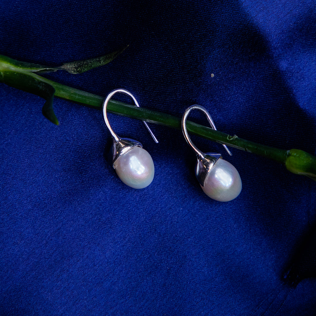 Elegant Pearl Drop Earrings
