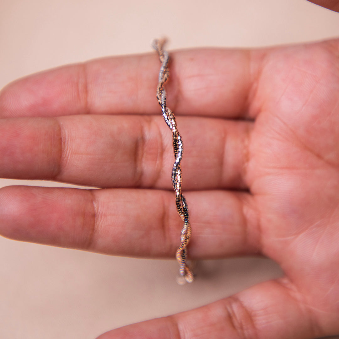 Twisted Wire Knot Trendy Bracelet