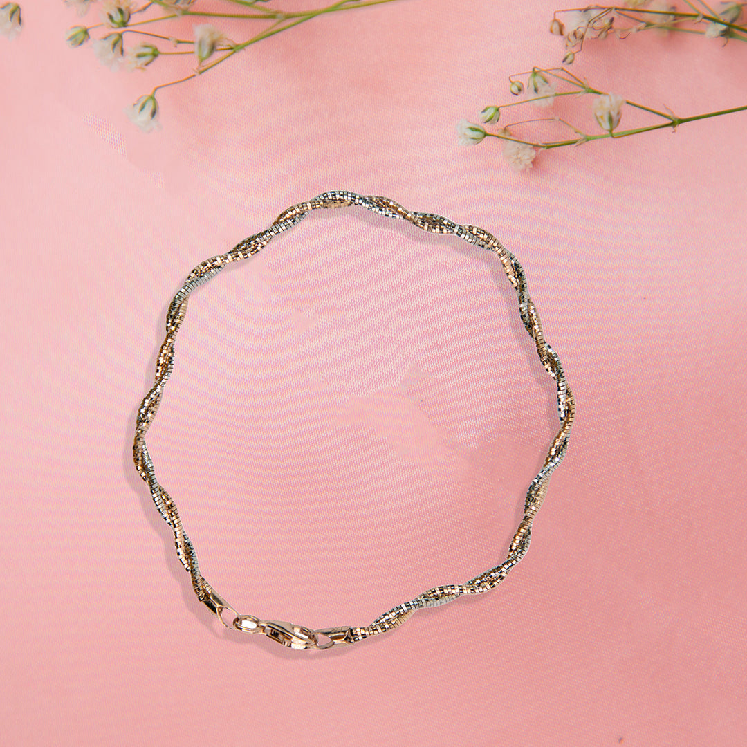 Twisted Wire Knot Trendy Bracelet
