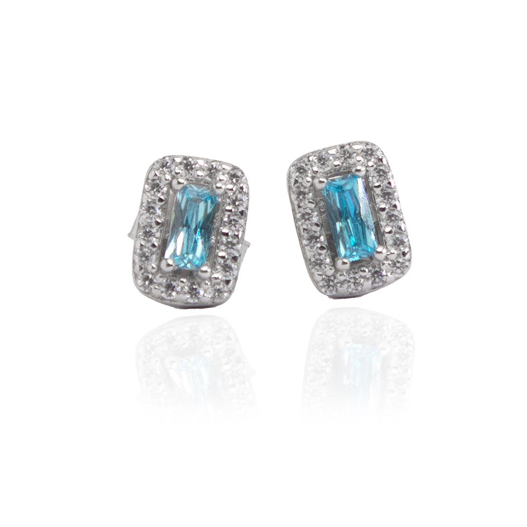 Turquoise Power Embellished Studs