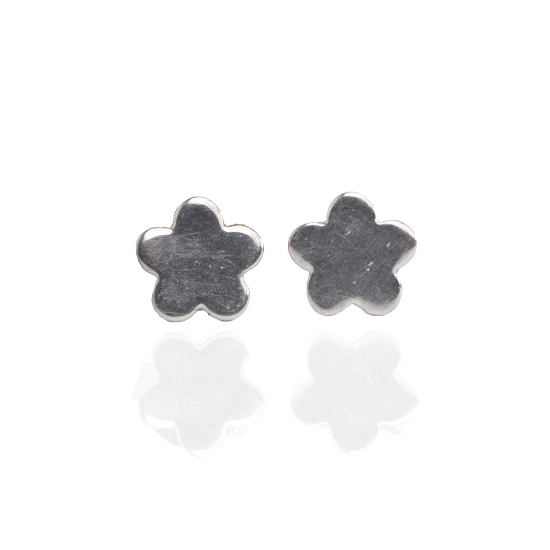 Simply Flower Silver Studs