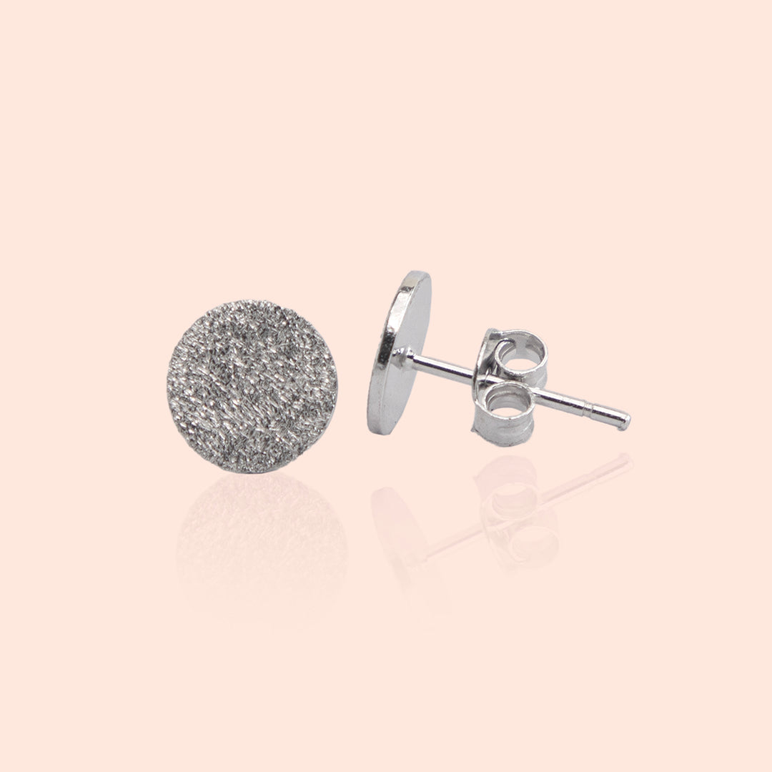 Classic Textured Silver Studs