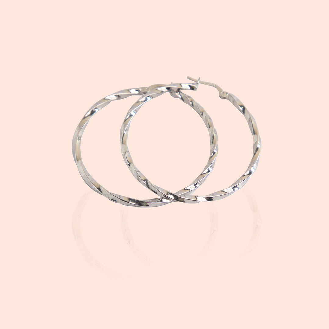 Twisted Contemporary Hoops