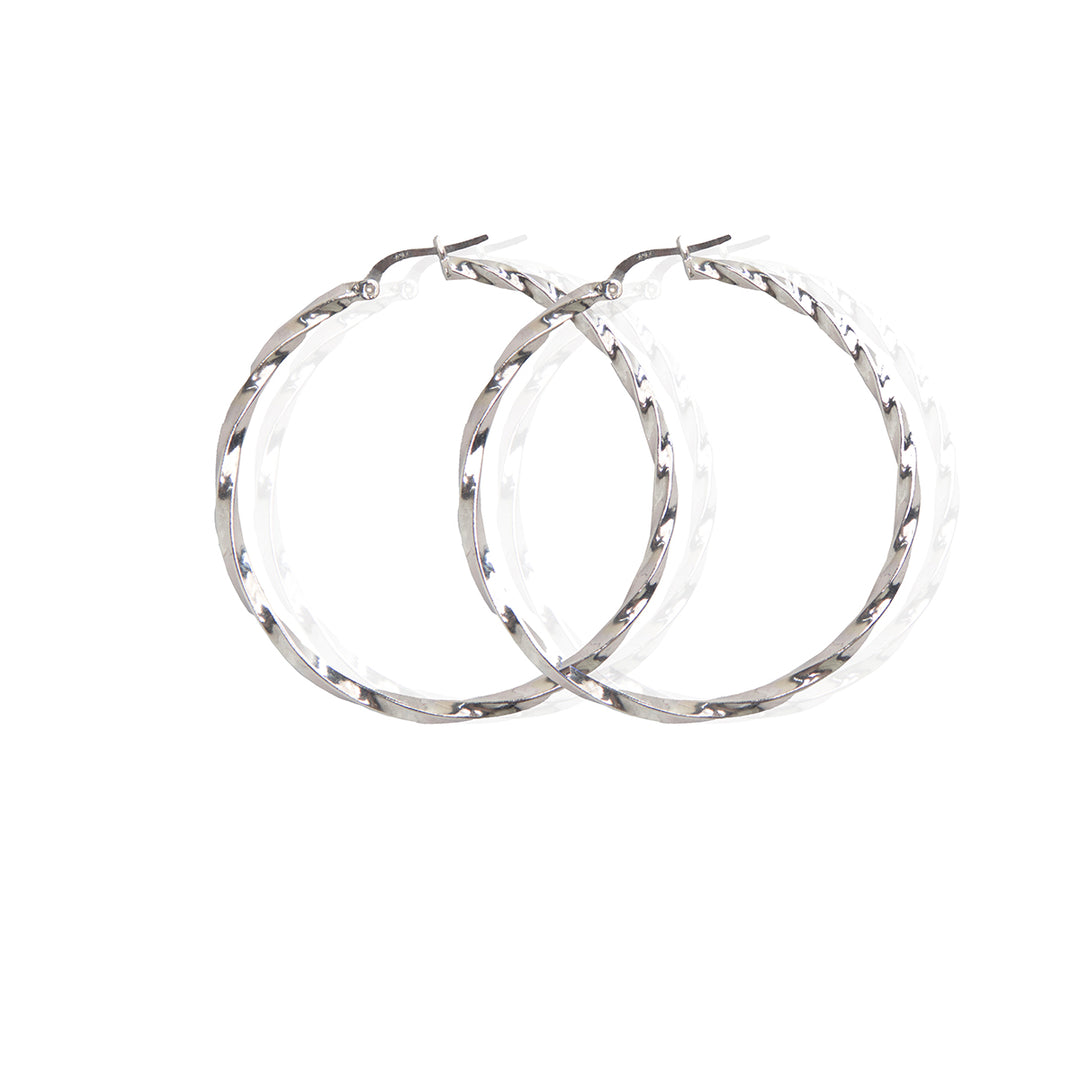 Twisted Contemporary Hoops