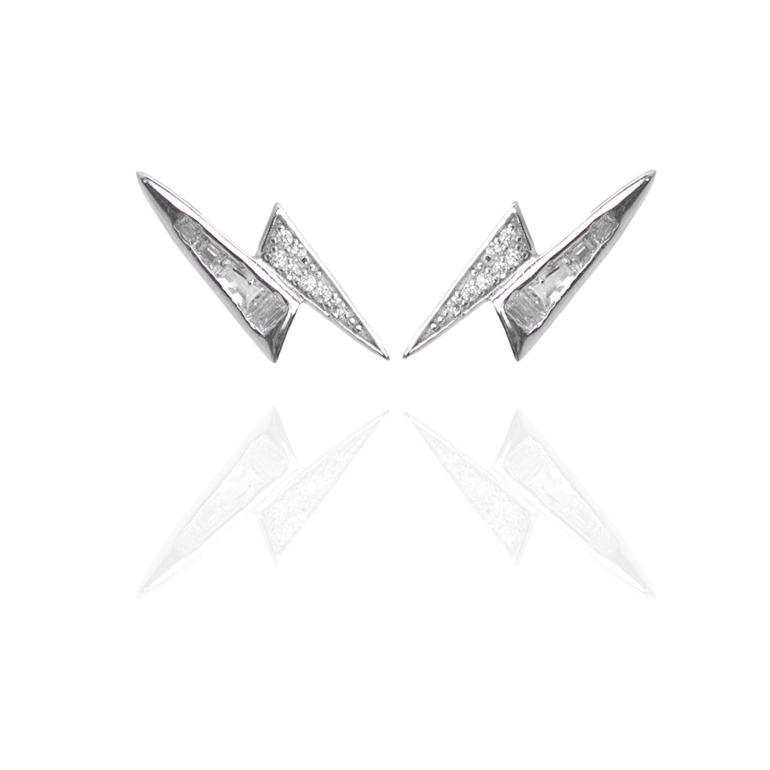 Embellished Electric Graphic Earrings