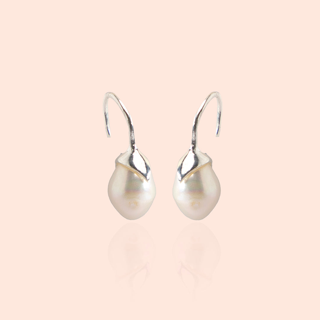 Elegant Pearl Drop Earrings