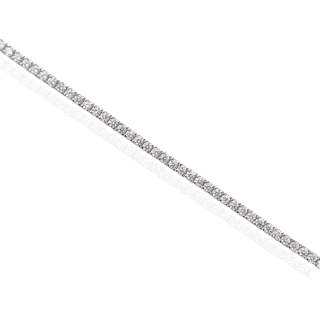 Classic Silver Tennis Bracelet