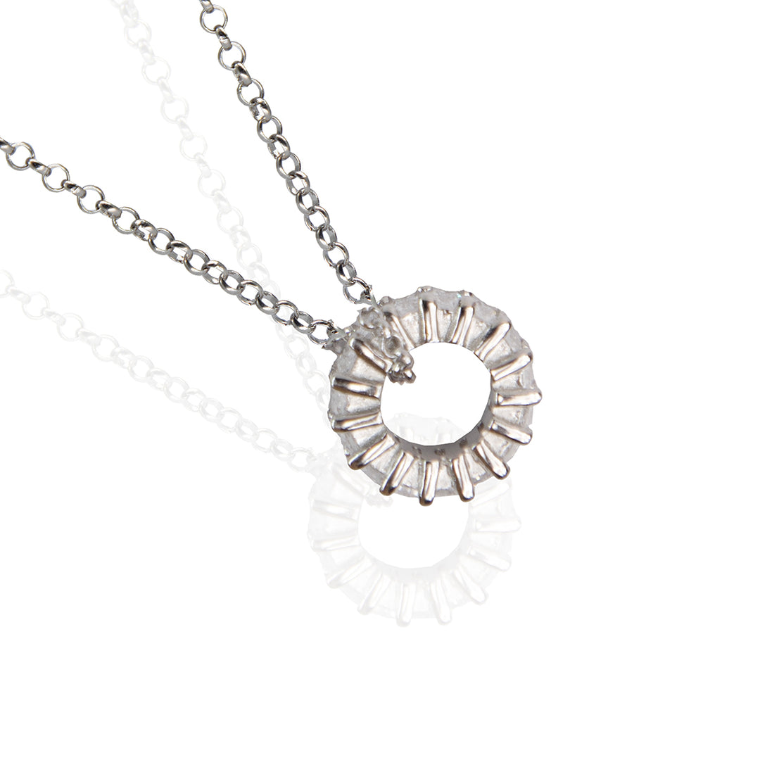 Embellished Sundial Pendant Chain