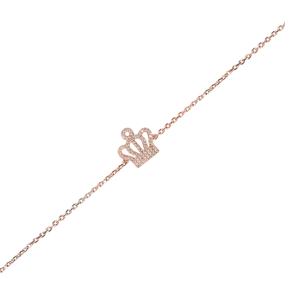 The Crown Rose Gold Bracelet