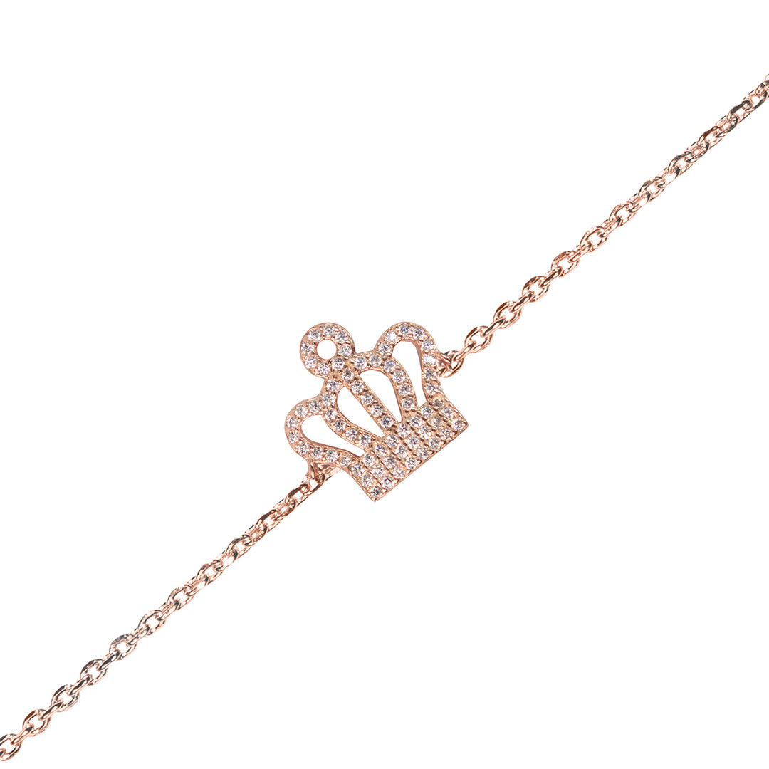 The Crown Rose Gold Bracelet