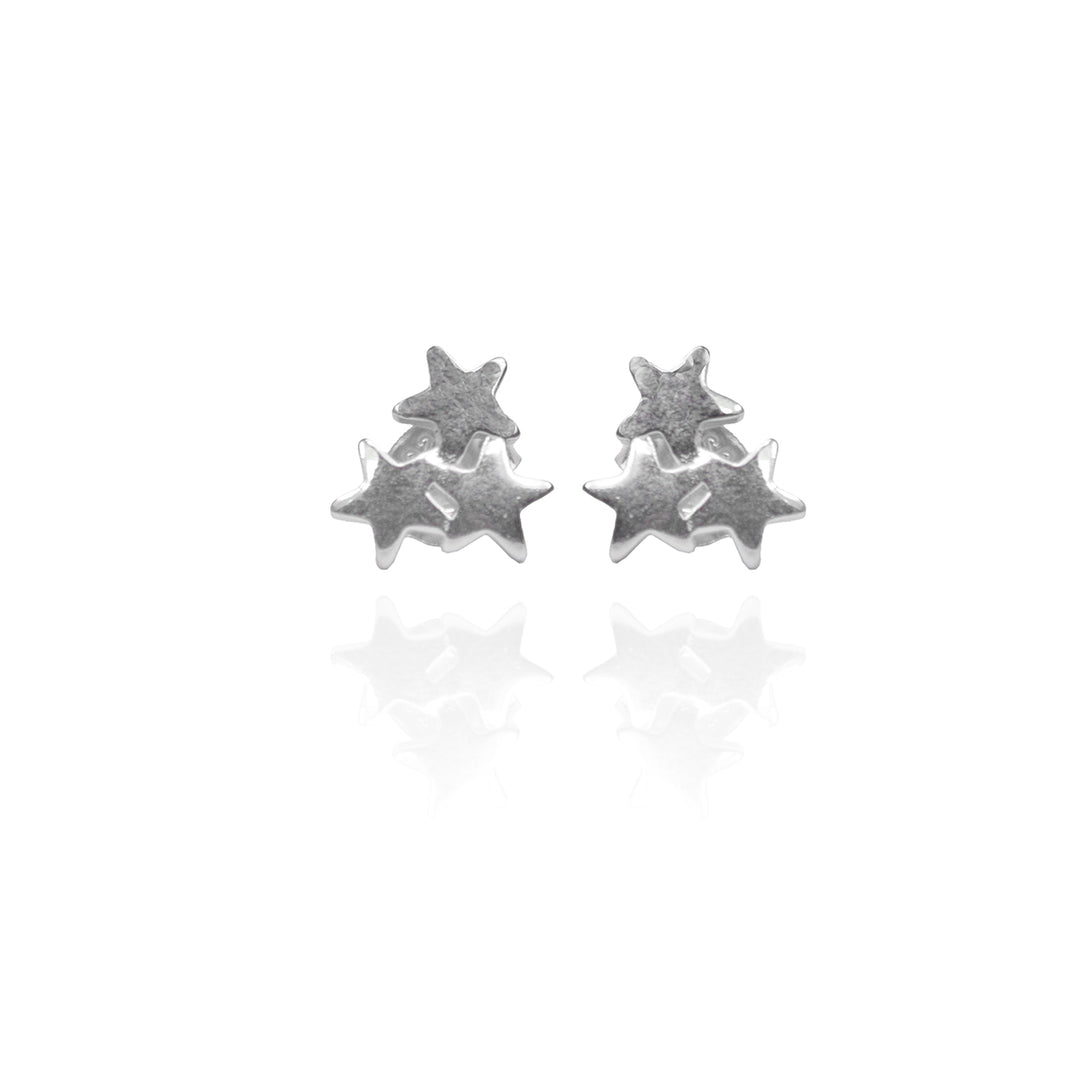 Star Cluster Silver Studs