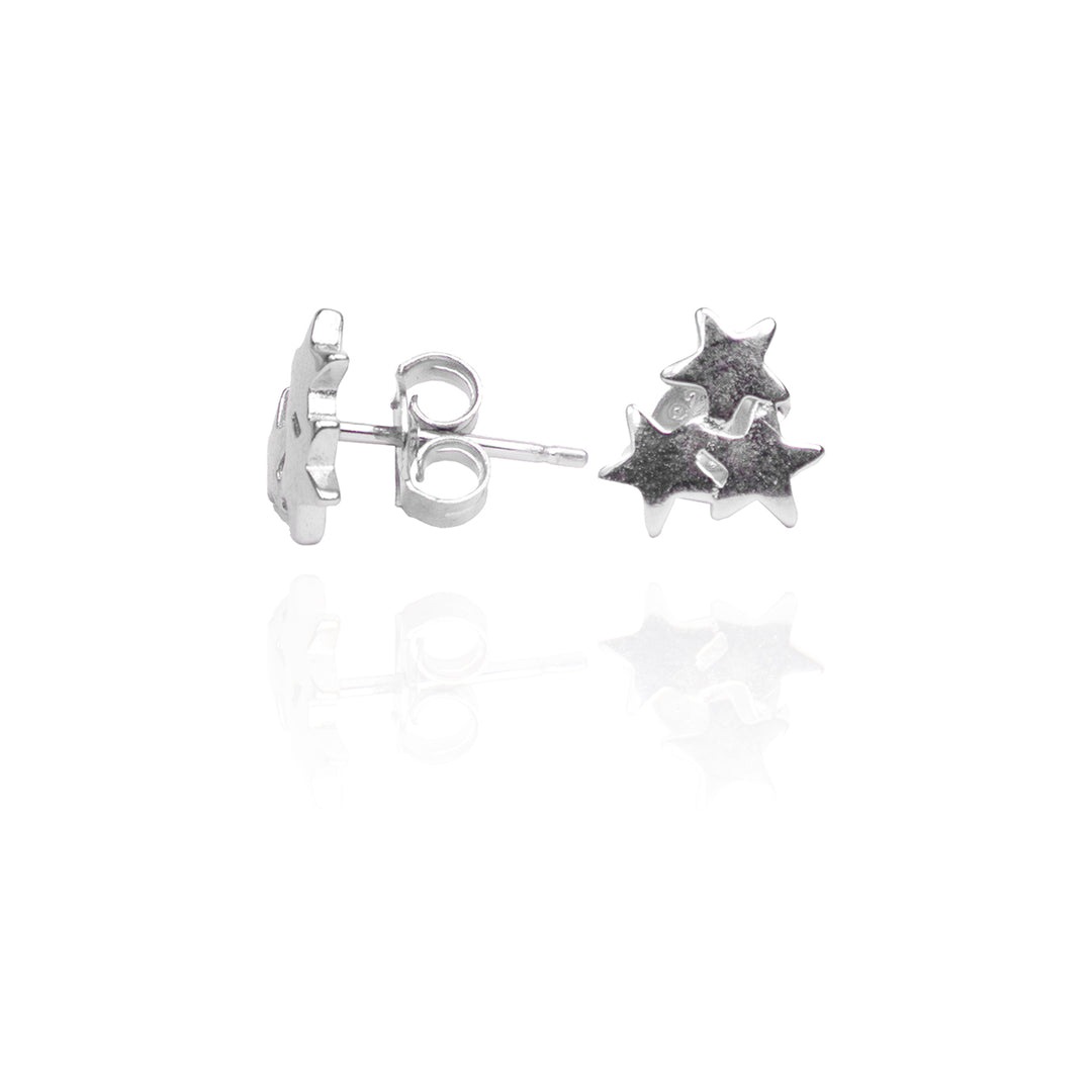Star Cluster Silver Studs