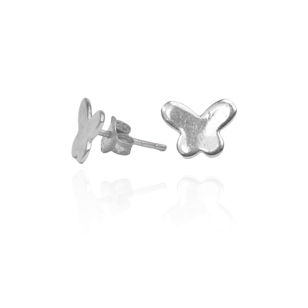 Everyday Silver Butterfly Studs