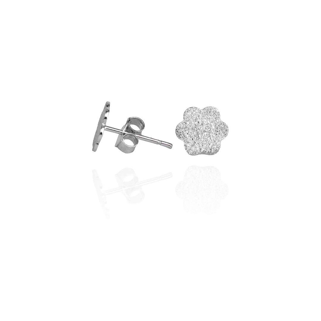 Classic Textured Flower Studs