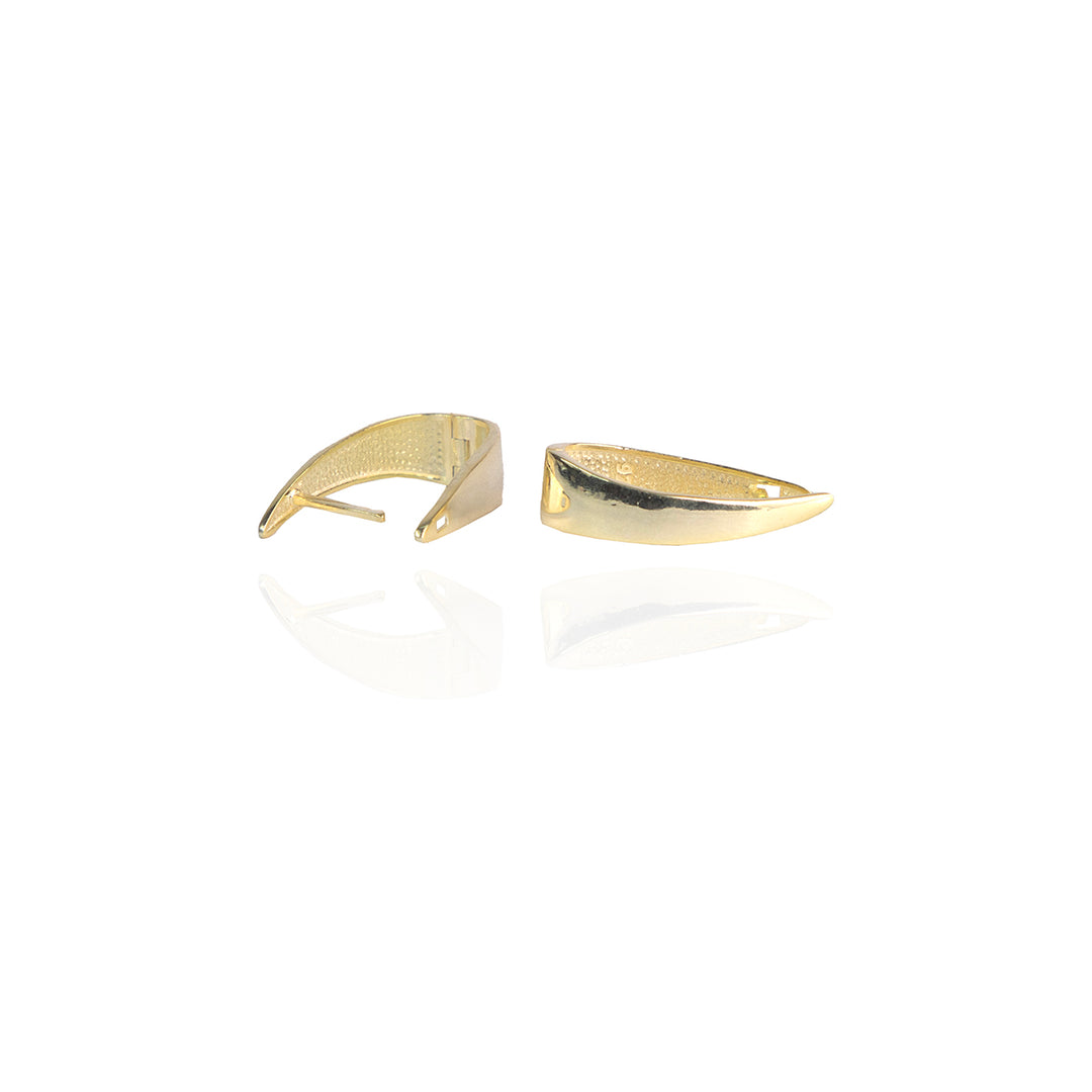 Golden Geometric Trendy Hoops