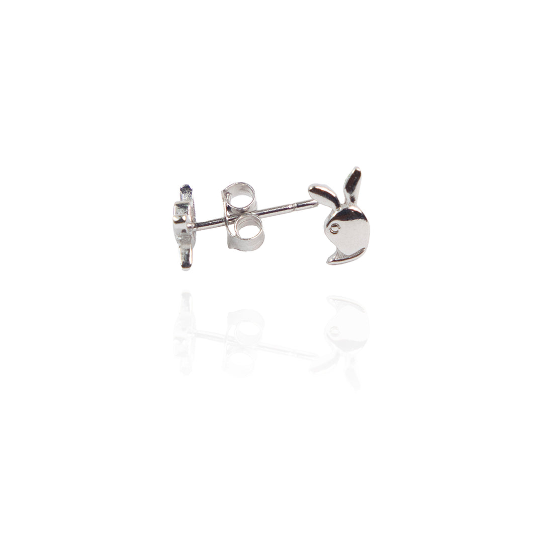 Cute Bunny Silver Studs