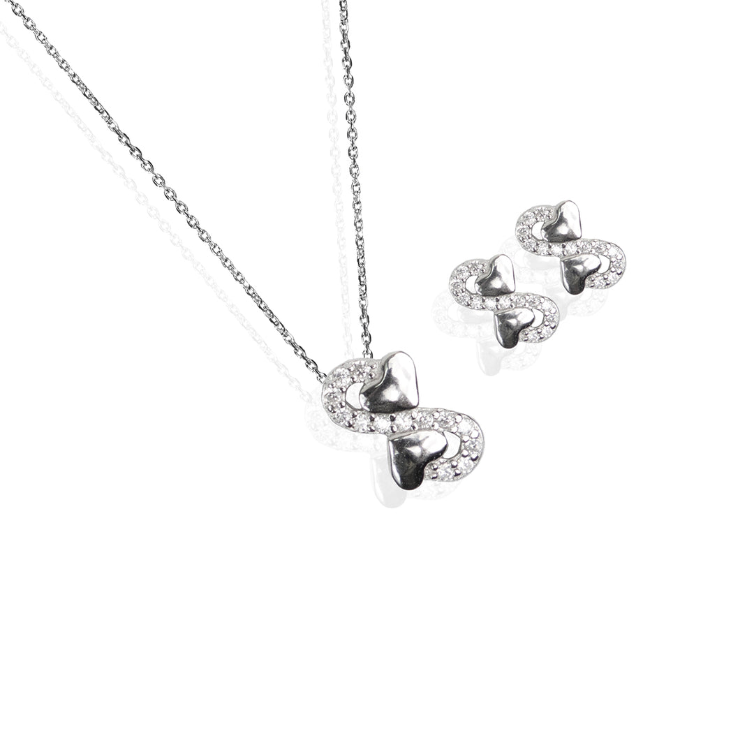 Heart Trap Pendant Set