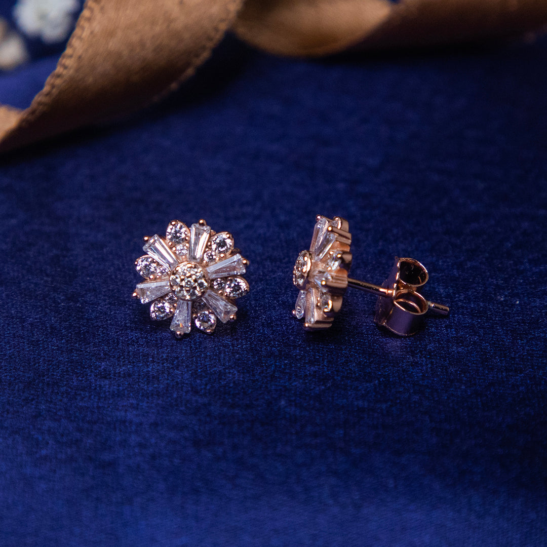 Flower Passion Embellished Studs