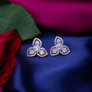 Leaflets of Three Embellished Studs