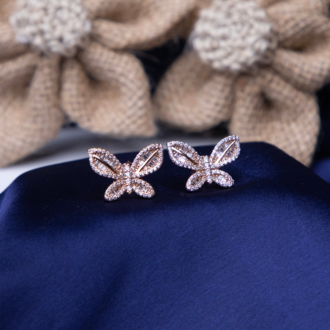 Shining Butterfly Dazzle Studs