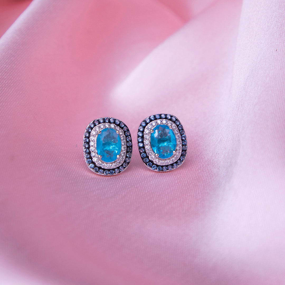 Blue Lagoon Embellished Studs