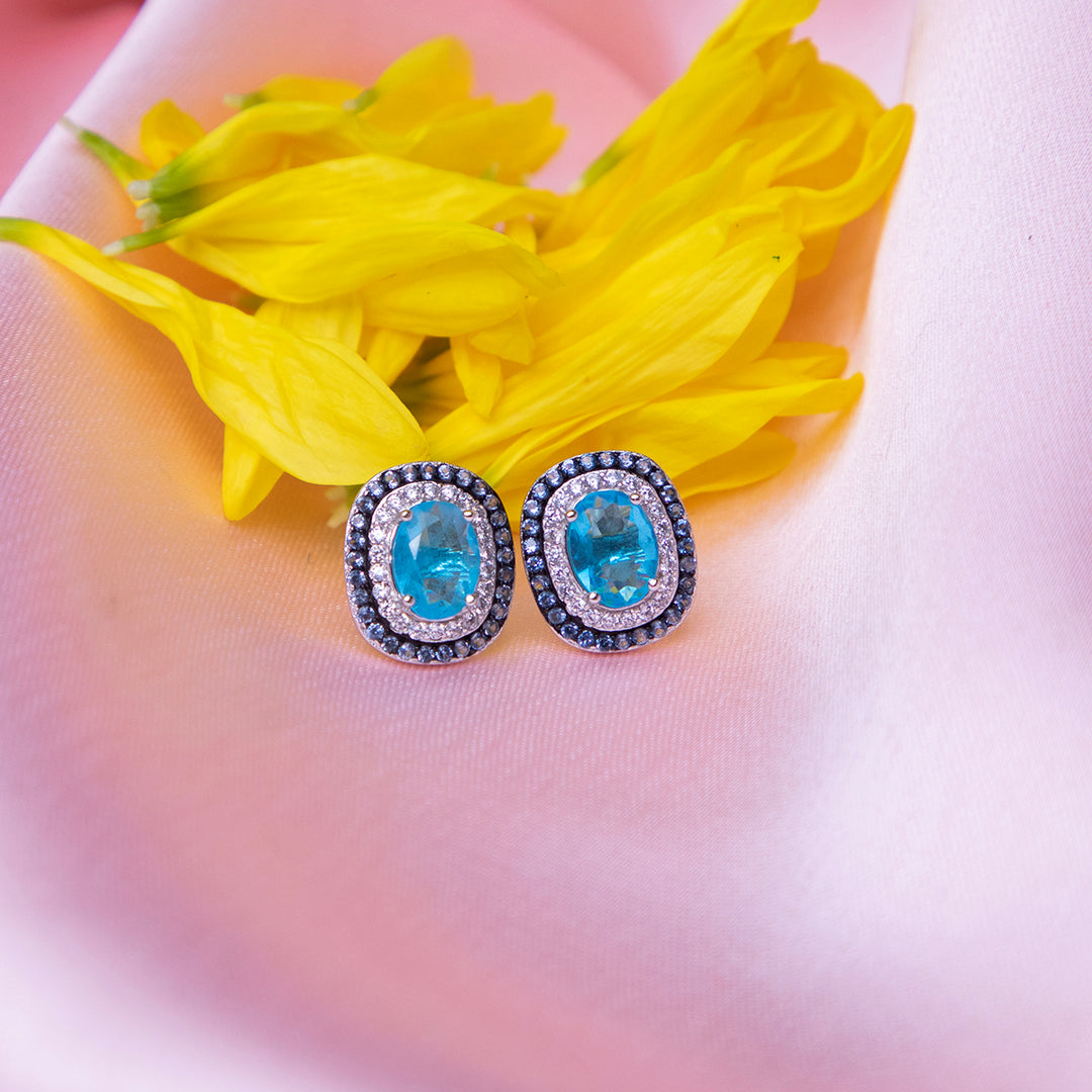 Blue Lagoon Embellished Studs