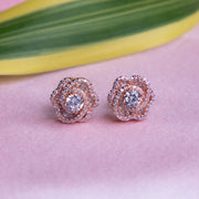 Evening Primrose Rose Gold Studs