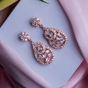Bejeweled Rose Gold Statement Earrings