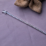 Classic Silver Tennis Bracelet