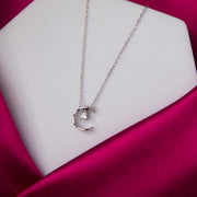 Moon Essense Silver Pendant Chain