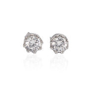 Classic Solitaire Silver Studs