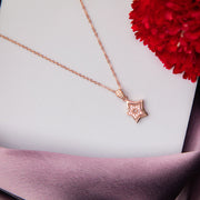 Two Sided Star Pendant Chain