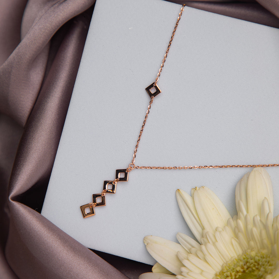 Dainty Rose Gold Everyday Pendant Chain