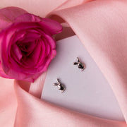 Cute Bunny Silver Studs