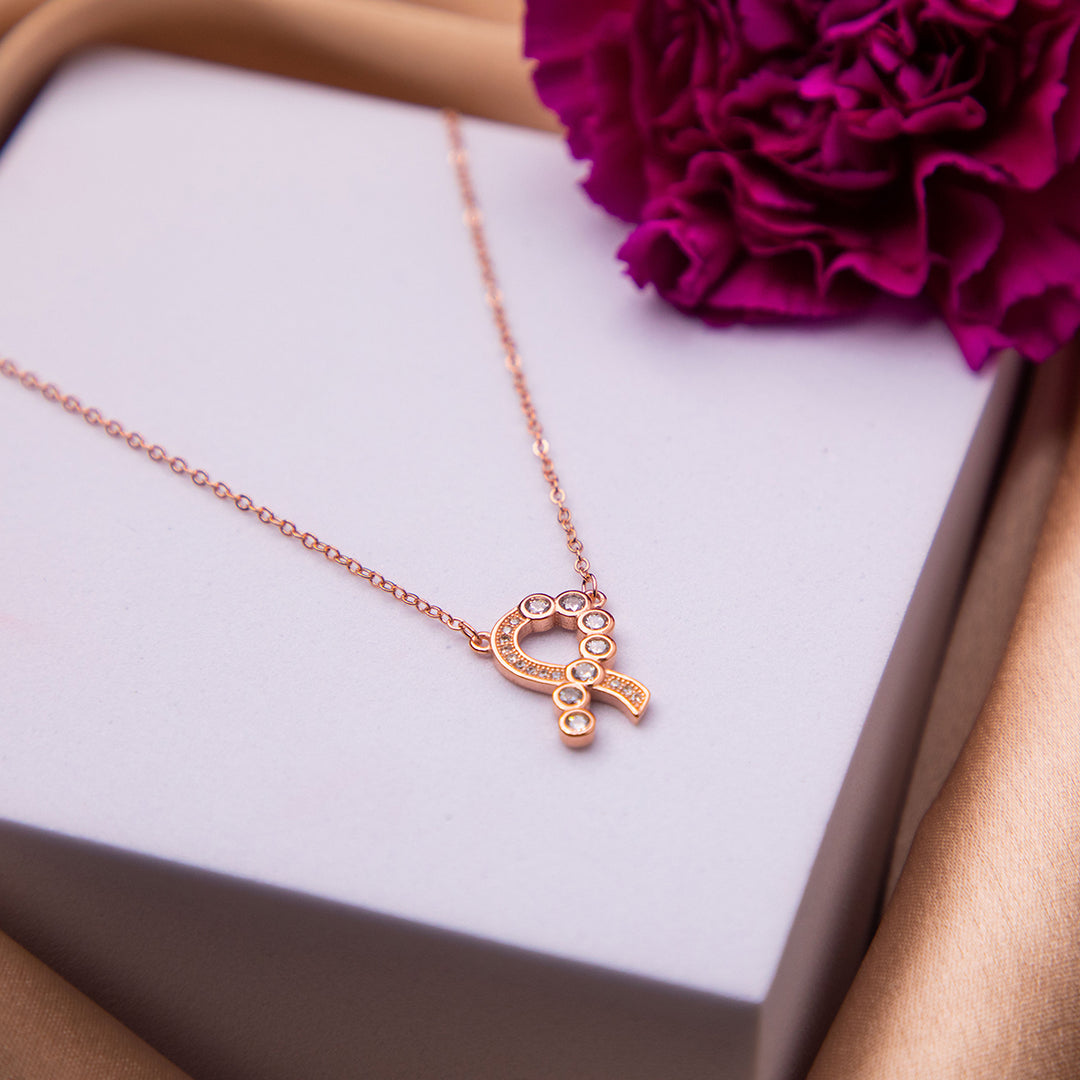 One Precious Life Rose Gold Pendant Chain