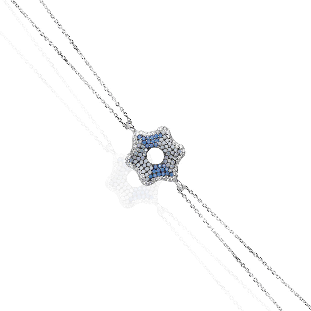 Periwinkle Blue Star Bracelet