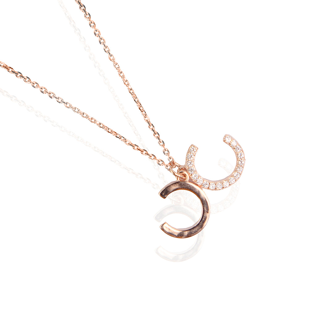 Stylish Dainty Rose Gold Pendant Chain