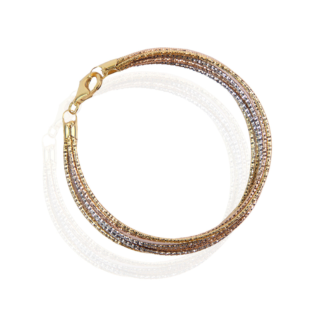 Tricolor 7-Layered Bracelet