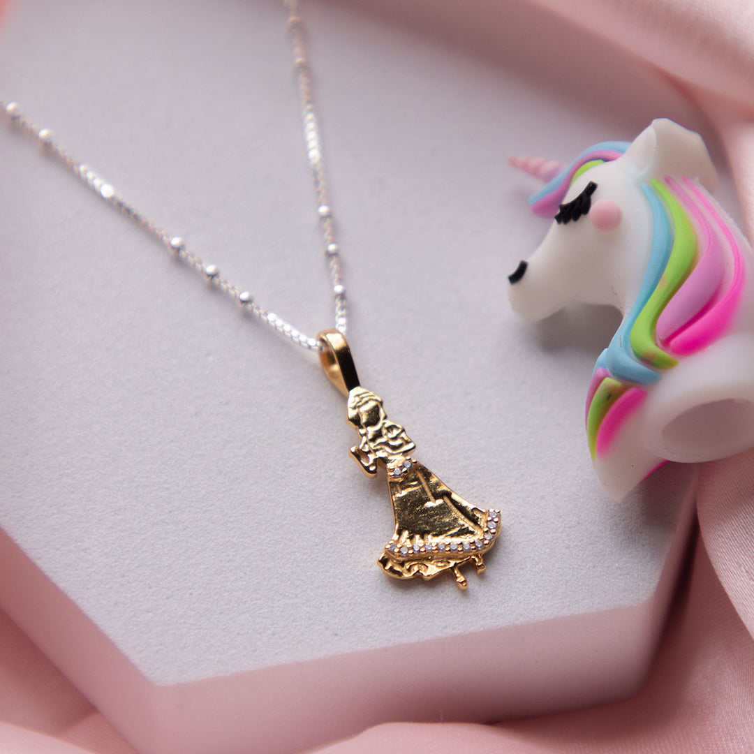 Beautiful Princess Kids Pendant Chain