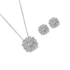 Attractive White Stone Pendant Set