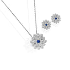Beautiful Daisy Pendant Set