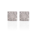 Beautiful White Stone Studded Earrings