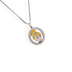 Cinderella Portrait Kids Pendant Chain