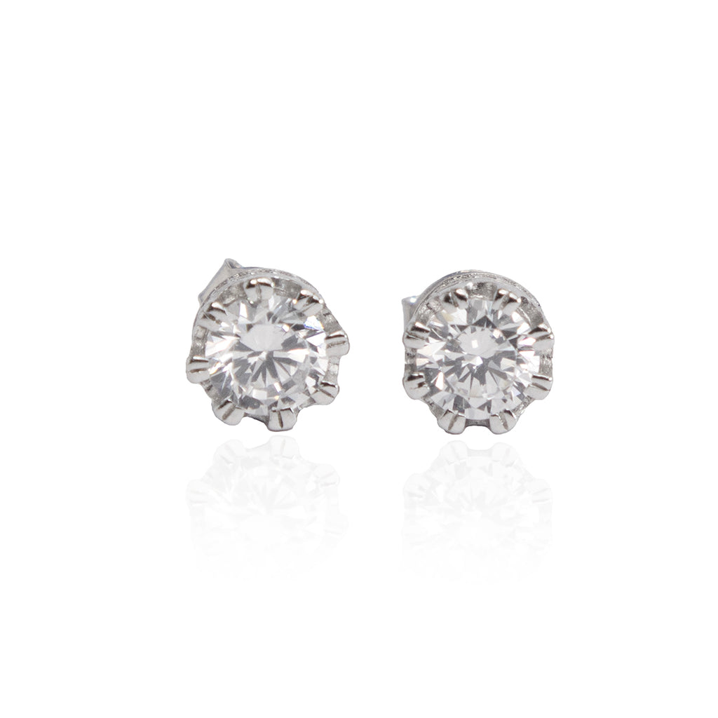 Classic Solitaire Silver Studs