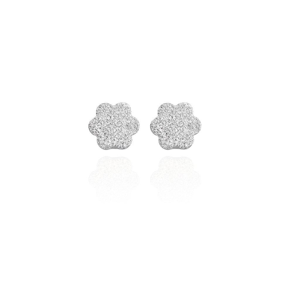 Classic Textured Flower Studs