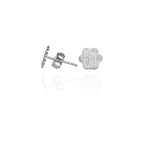 Classic Textured Flower Studs
