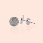 Classic Textured Silver Studs