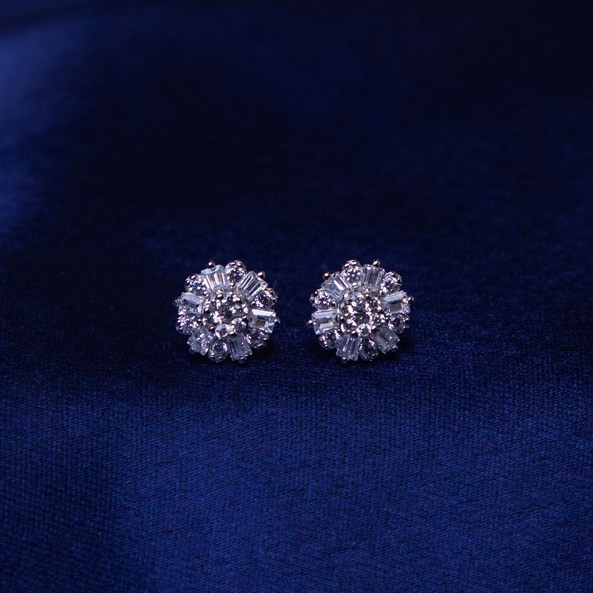 Diamond Wreath Studs