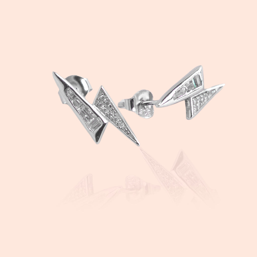 Embellished Electric Graphic Earrings